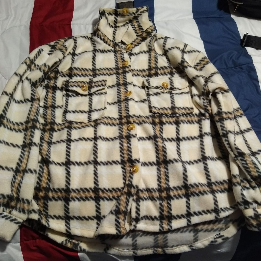 Cream/BK PLD S SEP LSTOPS